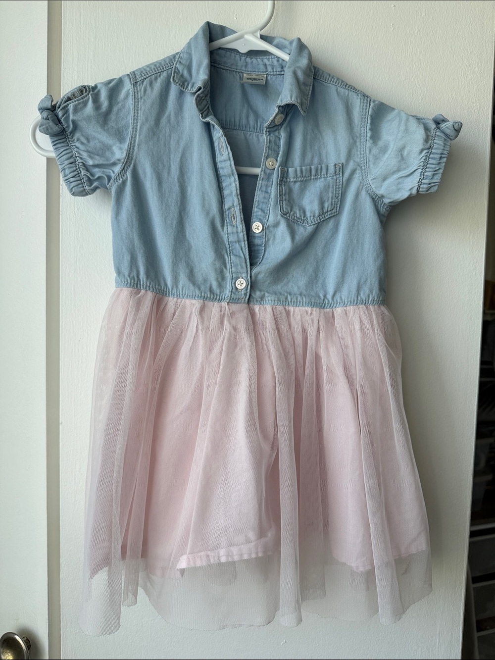 OshKosh B'gosh Light Blue Toddler Button-Up Shirt